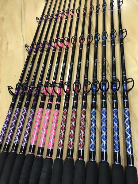 Kingfish Custom Colored Rods 20-50# 7′ – Connley Fishing