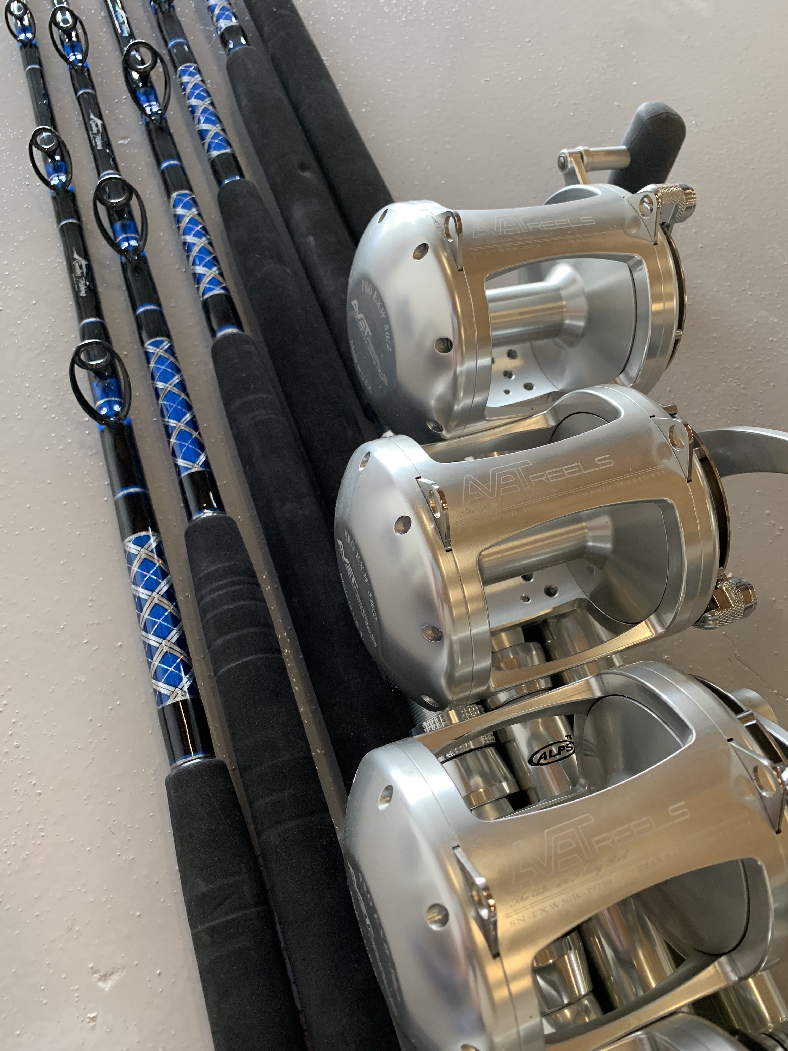 J&H Tackle Custom Tuna Axe Conventional Rods