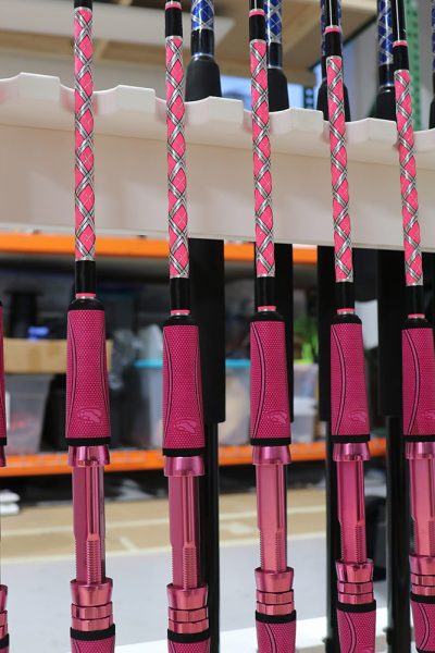 7ft Graphite Spin Pink Fishing Rod