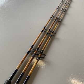 Custom Painted “Wood Grain” 6′ Stand Up Trolling Rods – Connley Fishing