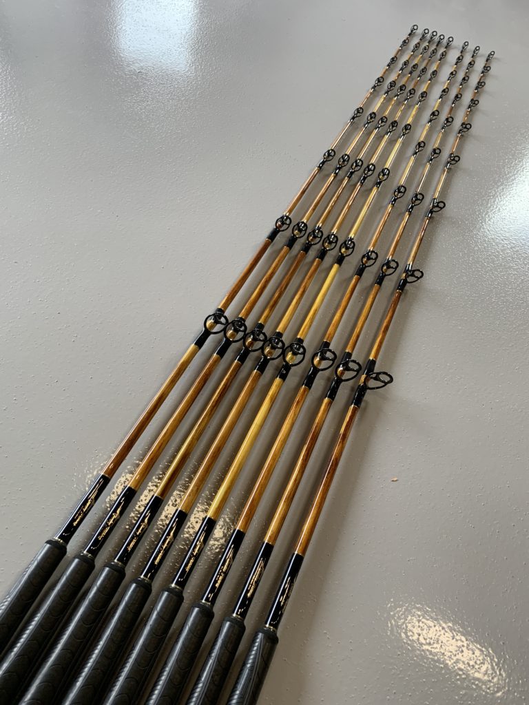 7’ General Purpose (Fiberglass) 15-30 Rods Painted Wood Grain Rods