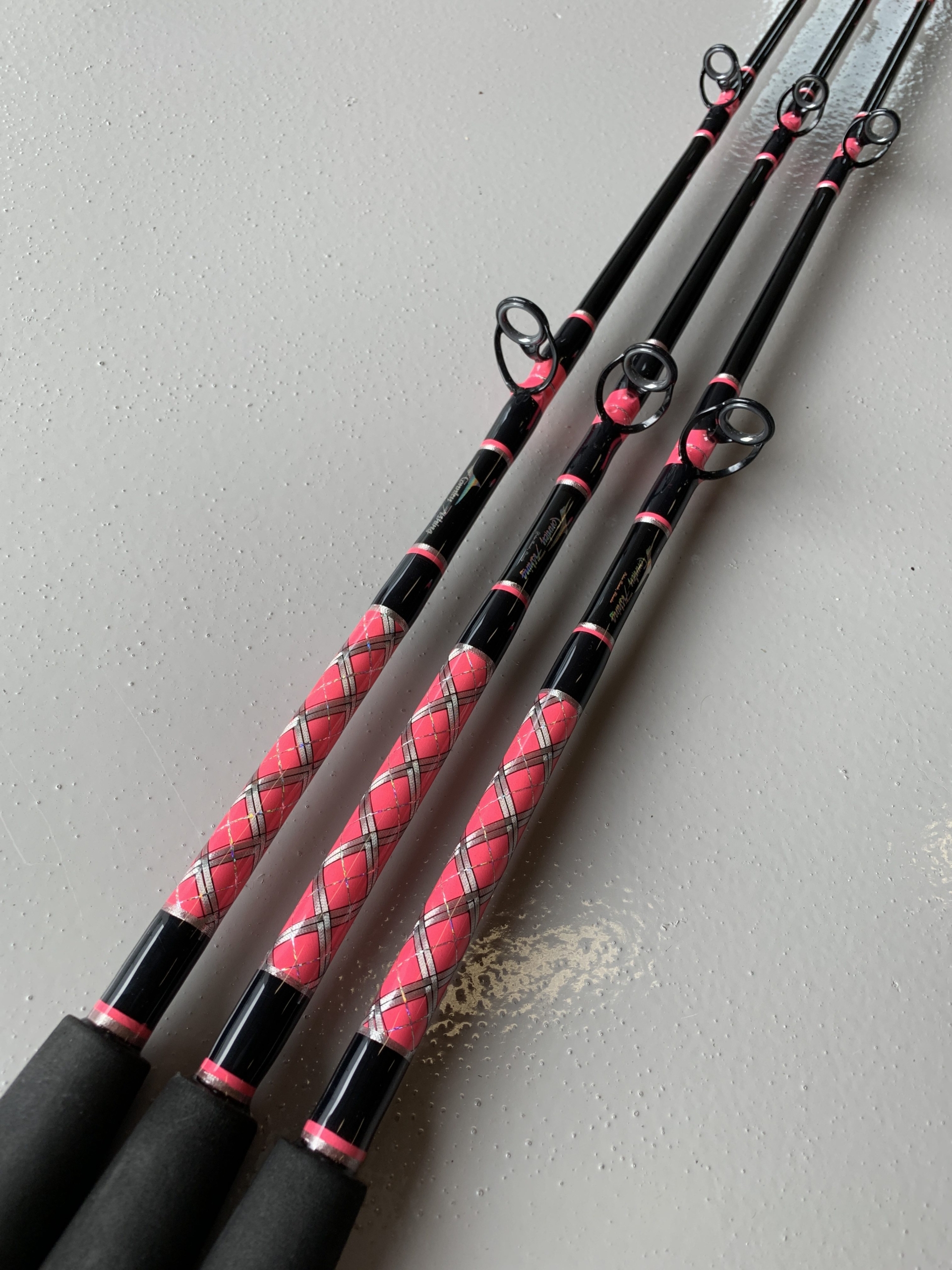 6'6 Fluke Slayer Conventional Rod (Pink)