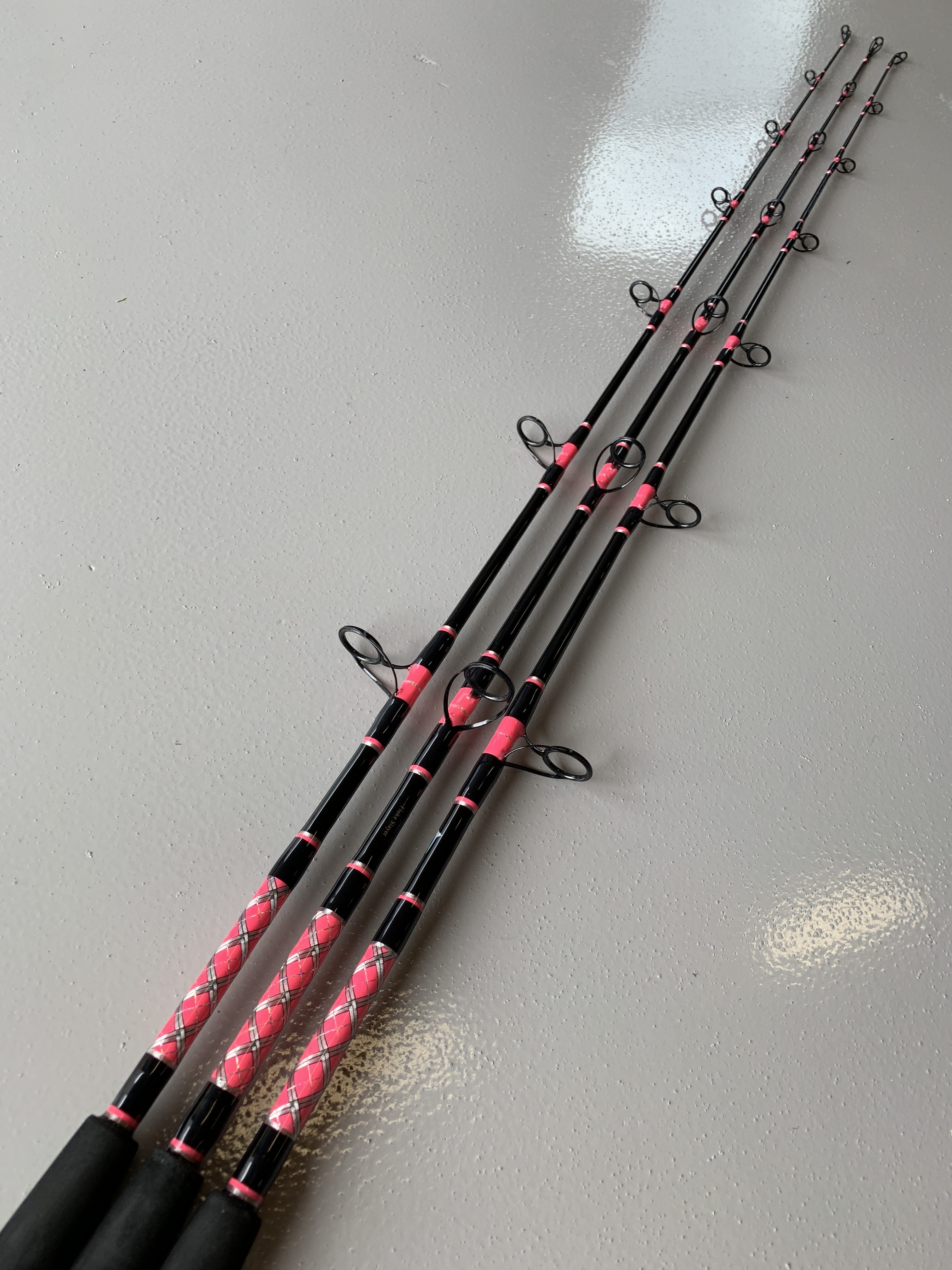 6'6″ Fluke Slayer Spinning Rod (Pink) – Connley Fishing