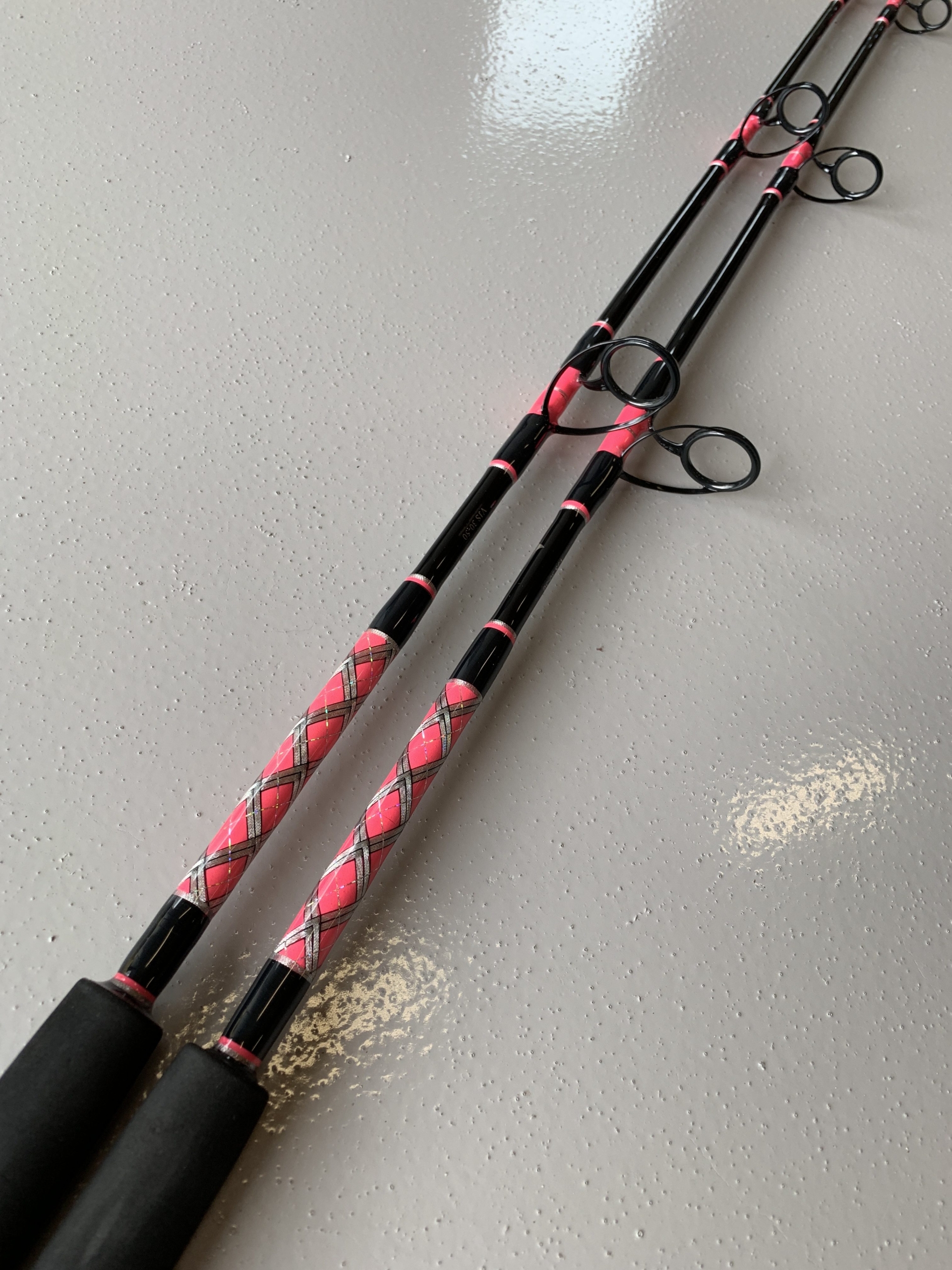 6'6″ Vertical Jigging Spin 30-50# (Pink) – Connley Fishing