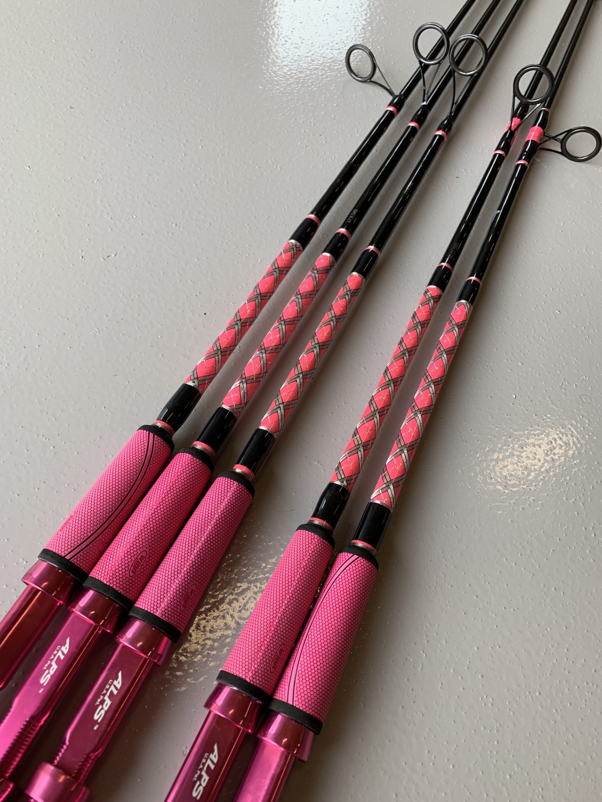 7' Graphite Spin (Pink)
