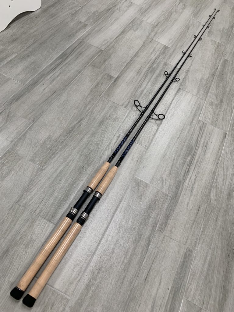 7′ Carbon Fiber Blue/Gold Inshore Spinning Rods – Connley Fishing