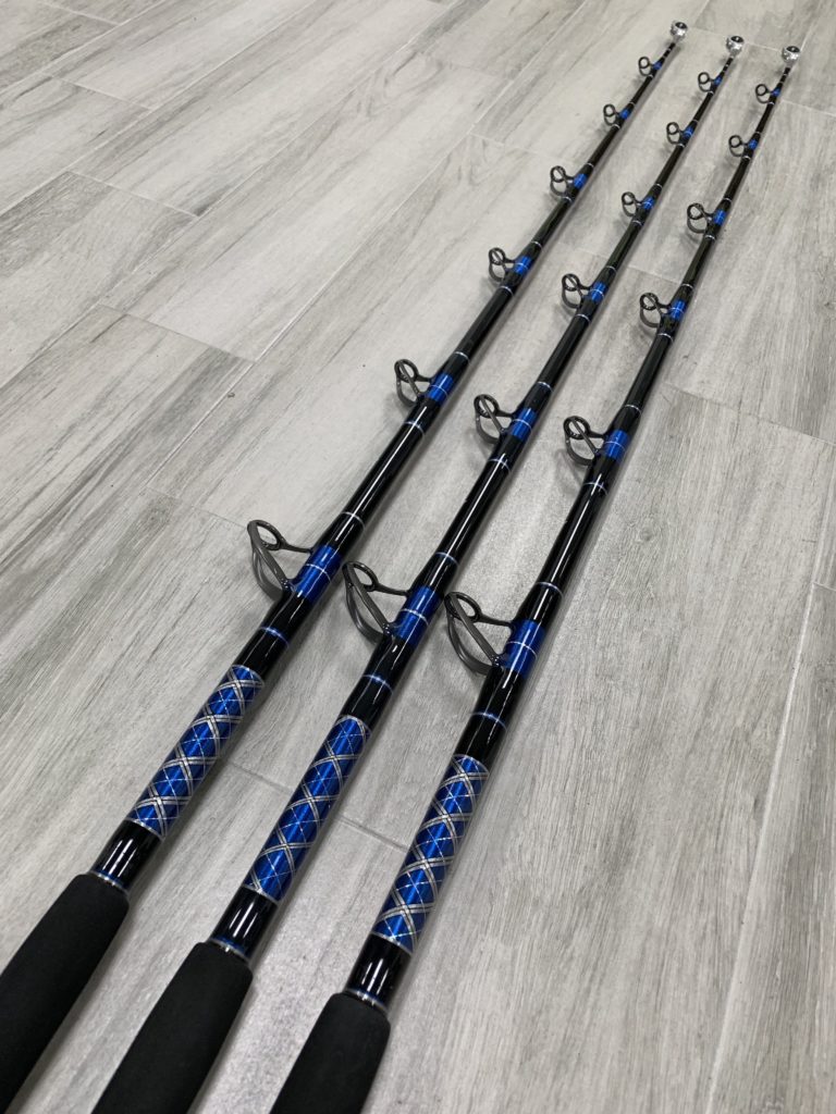 Blue/Silver Diamond Series Daytime Swordfish Rod – Connley Fishing