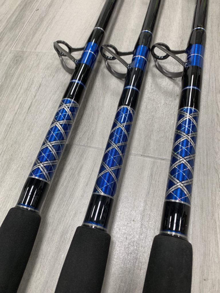 Blue/Silver Diamond Series Daytime Swordfish Rod