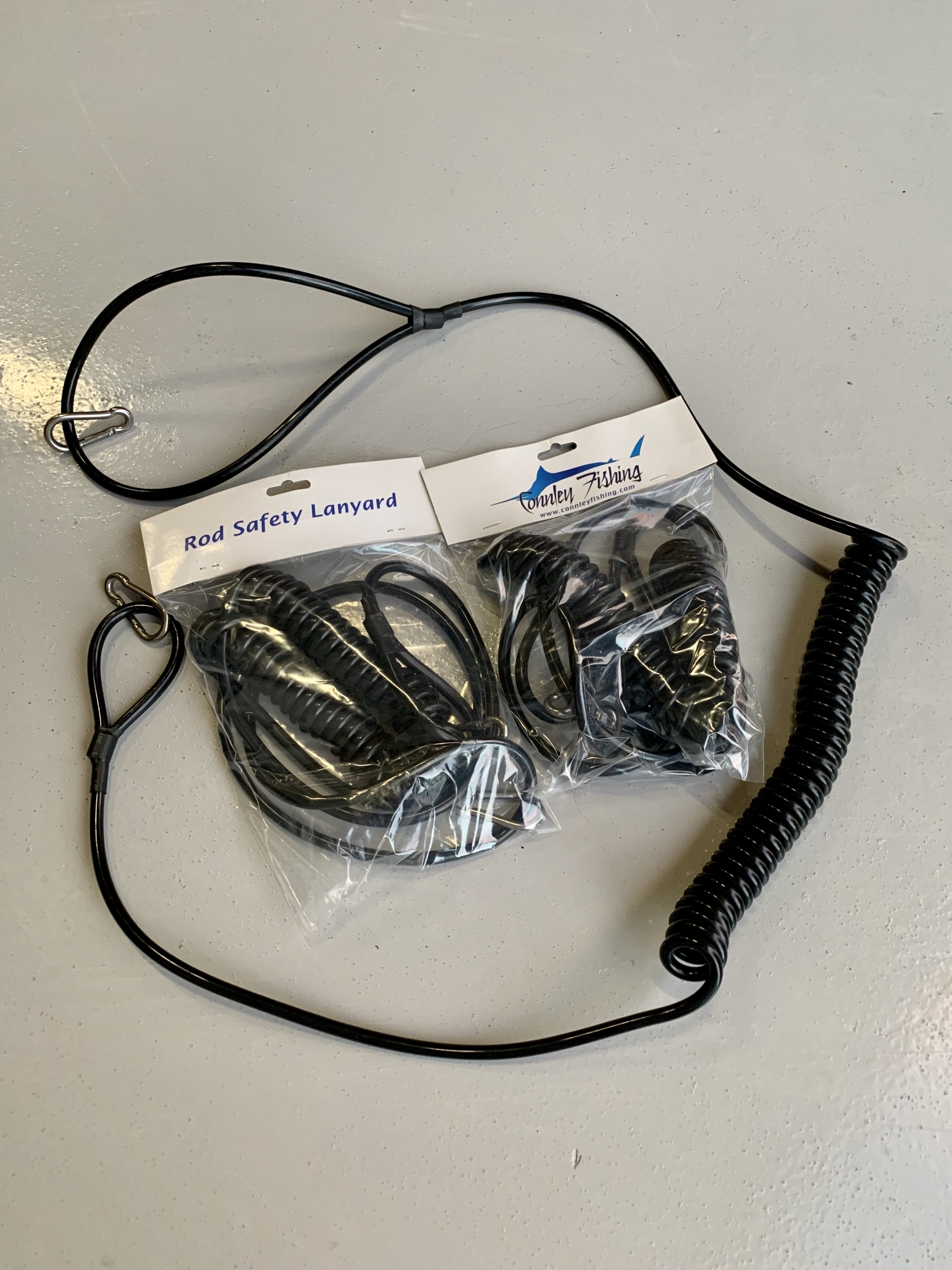 Heavy Duty Rod Coil – Safety Lanyard – Connley Fishing