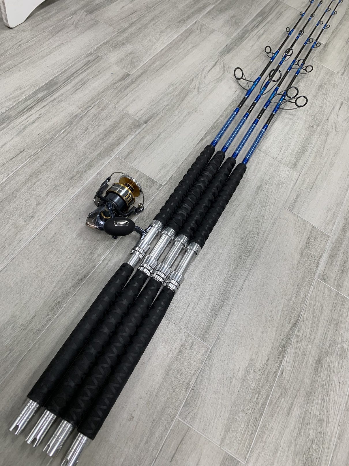 7′ Power 4 Black Magic Carbon Fiber Rod with Shimano Twin Power 10,000 –  Connley Fishing