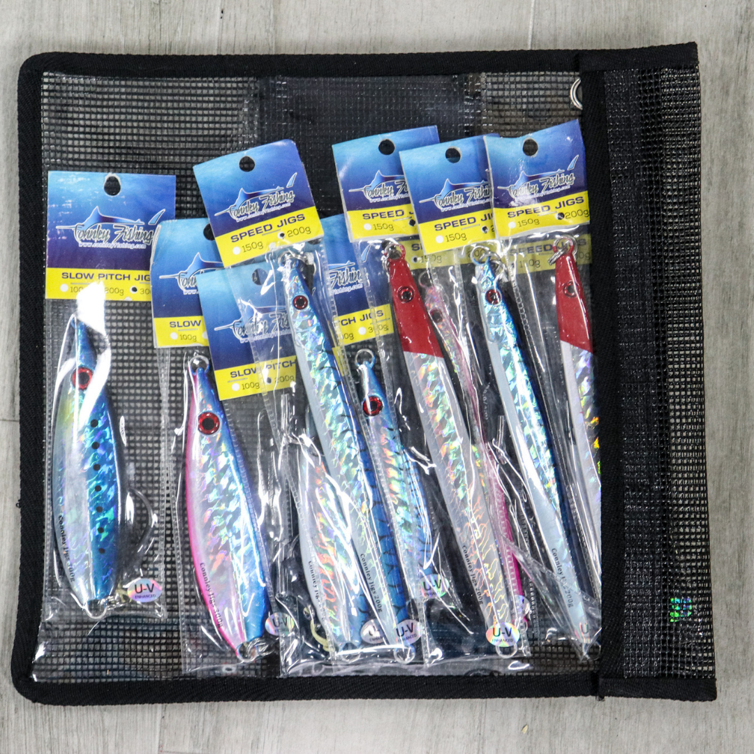 10 Pack Assorted Jig Kit