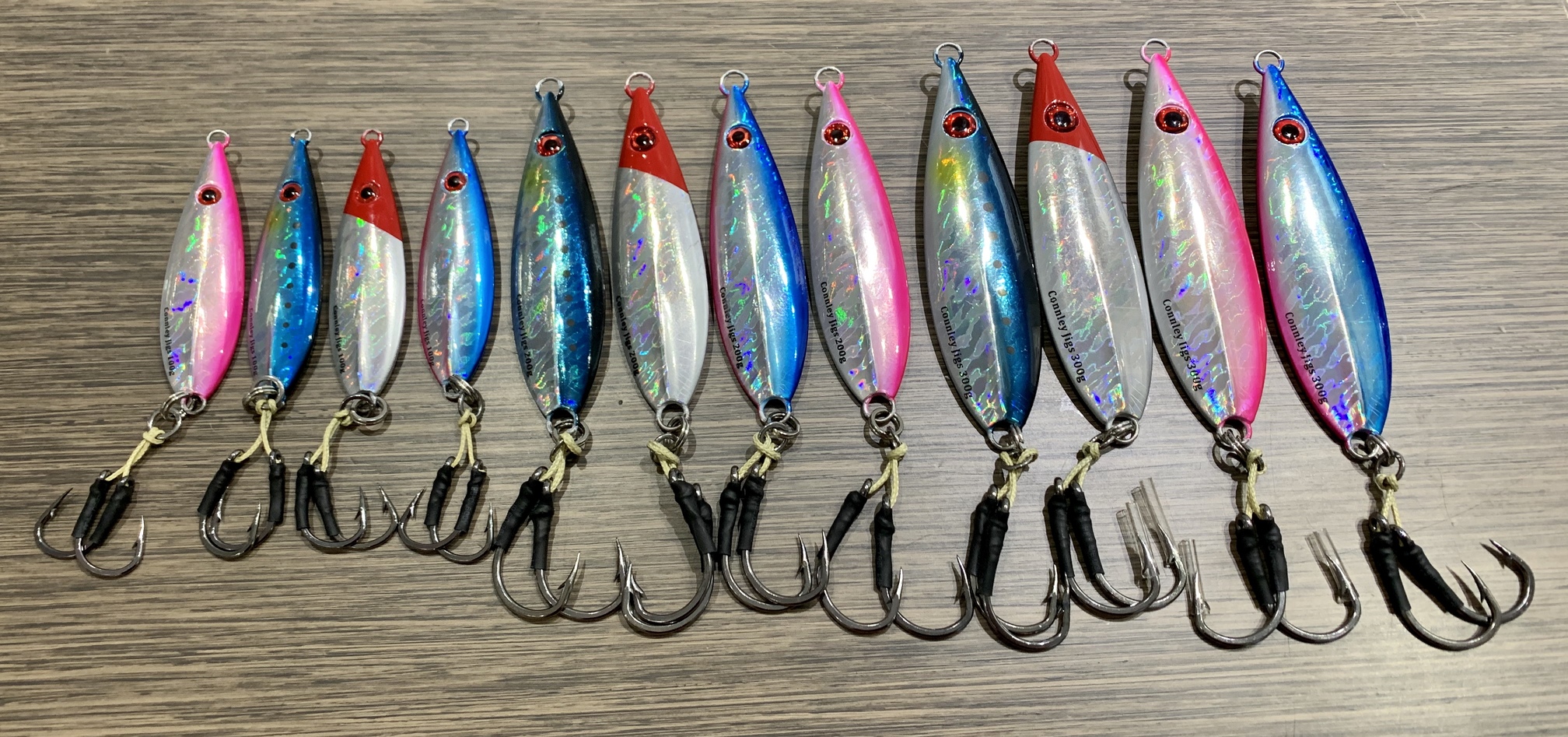 12 Pack Slow Pitch Jigs