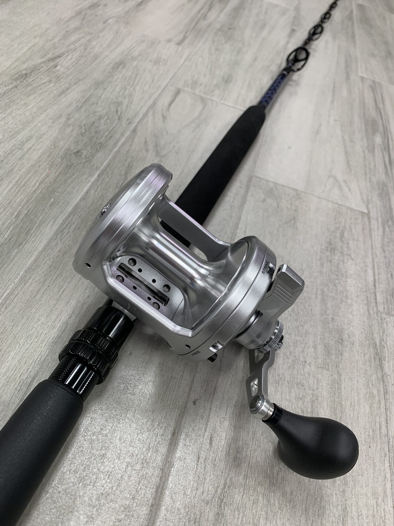 6′ Frigate 30-60 Stand Up Trolling Rod with Shimano Speedmaster 25