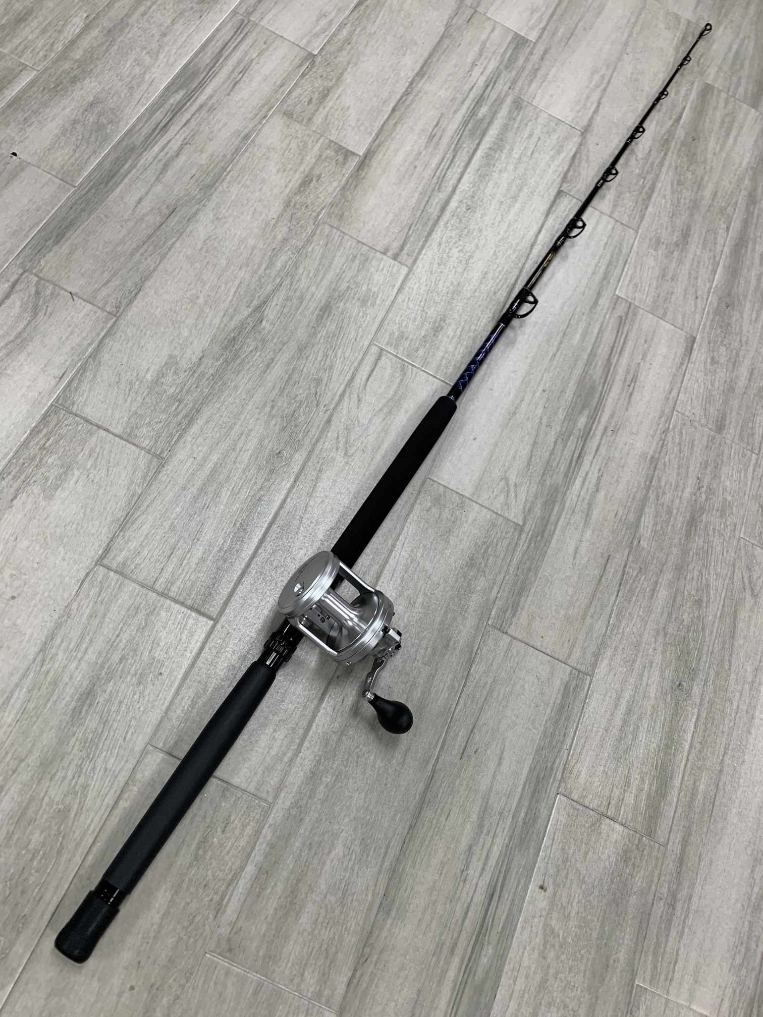 6' Frigate 30-60 Stand Up Trolling Rod with Shimano Speedmaster 25 Reel