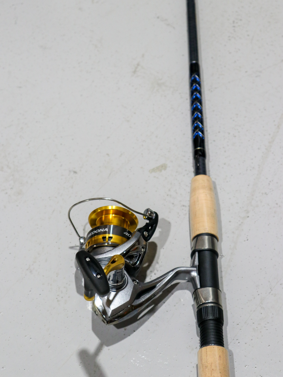 New Spinning Fishing Rod Shimano FX 7'Med 14lb And Reel IX 4000 R