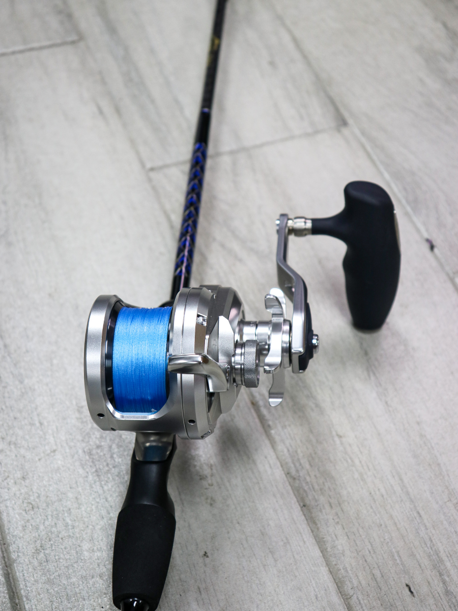 Blue/Gold Carbon Fiber Slow Pitch Jigging Rod – Connley Fishing