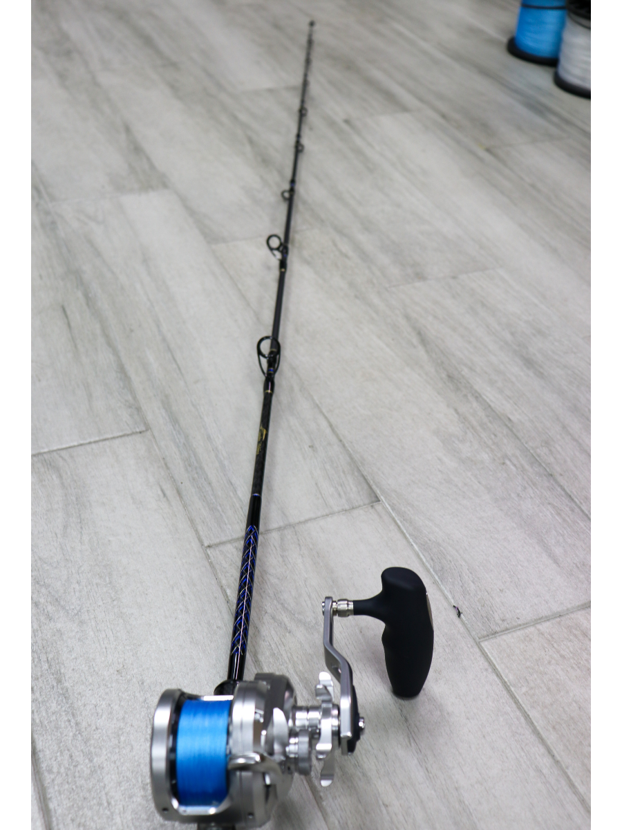 Blue/Gold Carbon Fiber Slow Pitch Jigging Rod – Connley Fishing