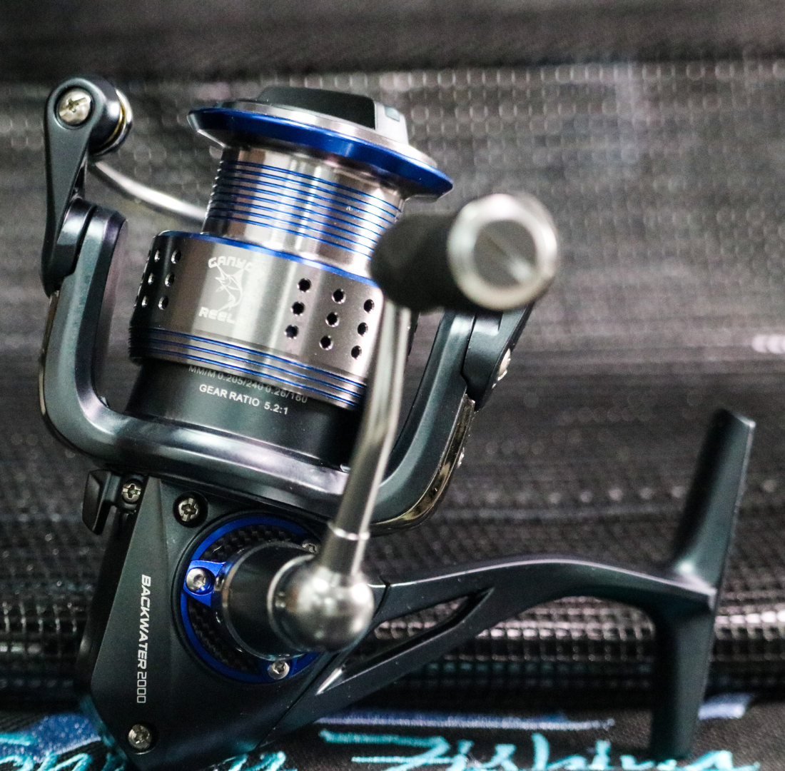 Canyon Backwater 2000 Spinning Reels – Blue/Silver – Connley Fishing