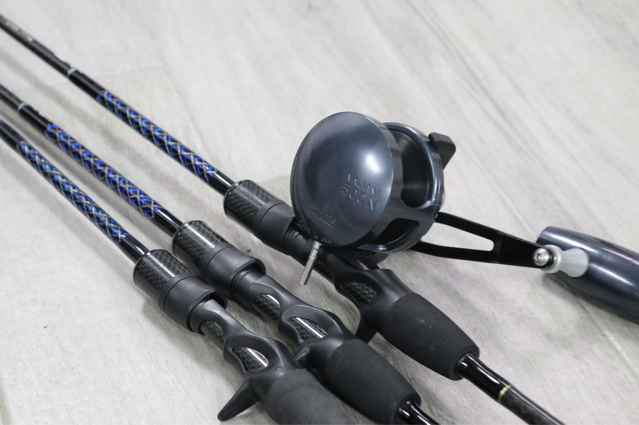 Custom Painted Matte Gun Metal Gray Accurate Valiant 500N – Connley Fishing