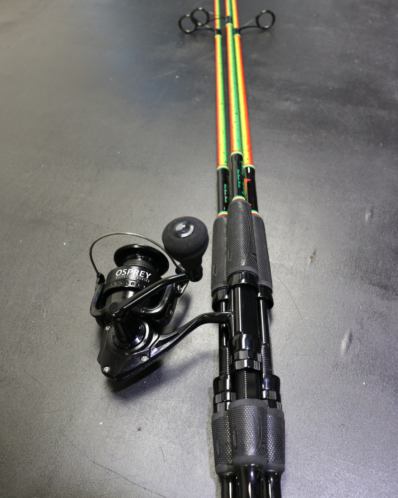 Limited Edition Rasta Painted Inshore Spin 8-17# – Connley Fishing