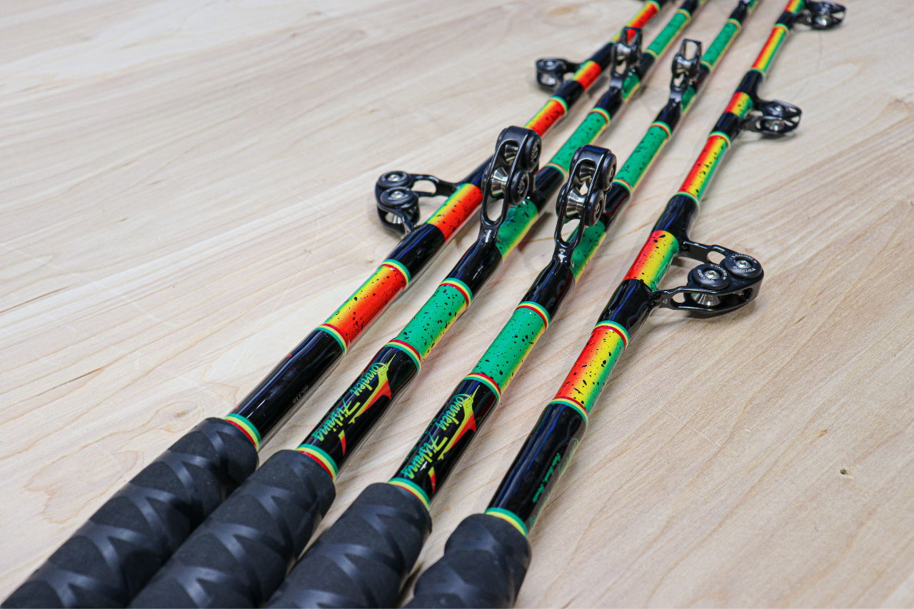 Limited Edition Rasta Painted 60-130# 6' w/ Winthrop Rollers