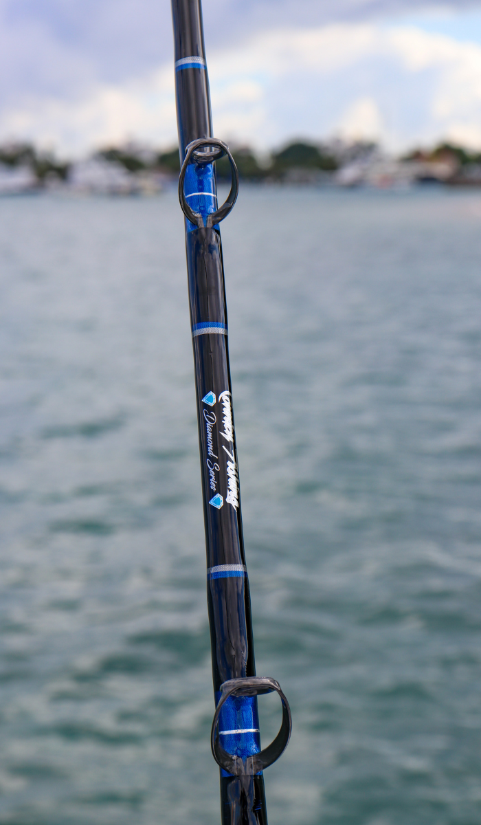 Blue/Silver 7′ Diamond Series Planer Rod – Connley Fishing