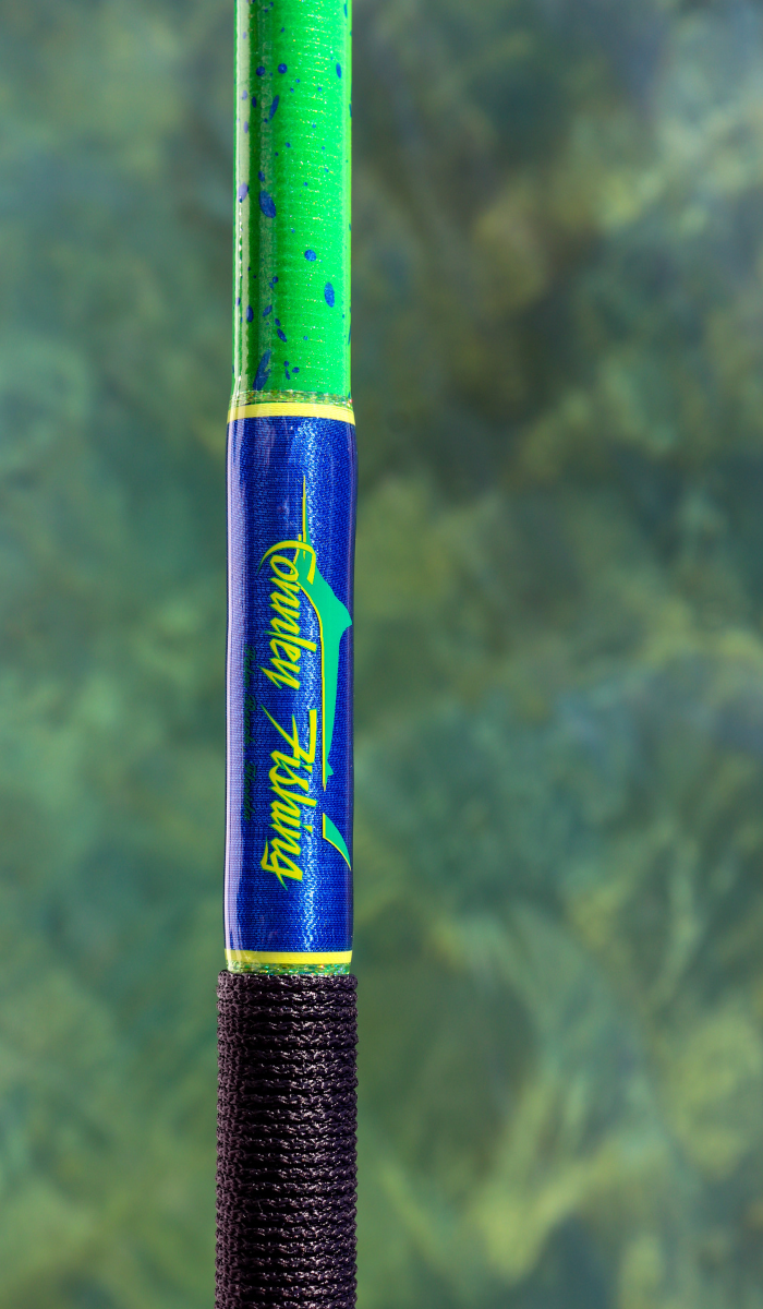 Custom Painted Mahi 8′ Carbon Fiber Gaff – Connley Fishing