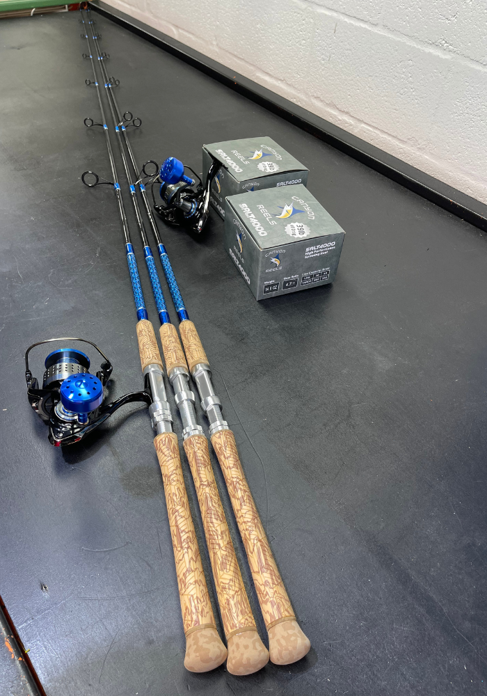 7′ Platinum Series Spinning Rod – Graphite 8-17# – Connley Fishing