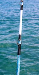 Hawaiian Abalone Shell 6ft Stand Up Trolling Rods