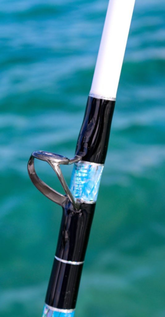 Hawaiian Abalone Shell 6′ Stand Up Trolling Rods - Connley Fishing