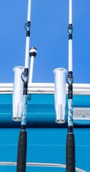 Hawaiian Abalone Shell 6ft Stand Up Trolling Rods