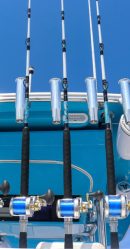 Hawaiian Abalone Shell 6ft Stand Up Trolling Rods