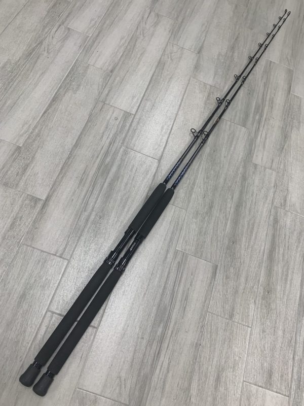 6'6" Blue/Gold Stock Series Fluke Slayer Conventional Rod