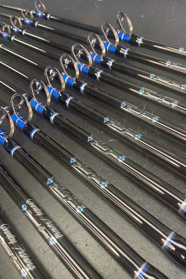 OVERSTOCK 4 Blue & Silver Diamond Series 7' Kingfish 20-50# Rod Bundle - Image 3