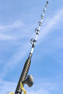 Limited Edition Hand-Painted Gray 6' Stand Up 30-80# Calstar Trolling Rods