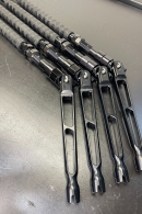 Limited Edition Hand-Painted Gray 6' Stand Up 30-80# Calstar Trolling Rods