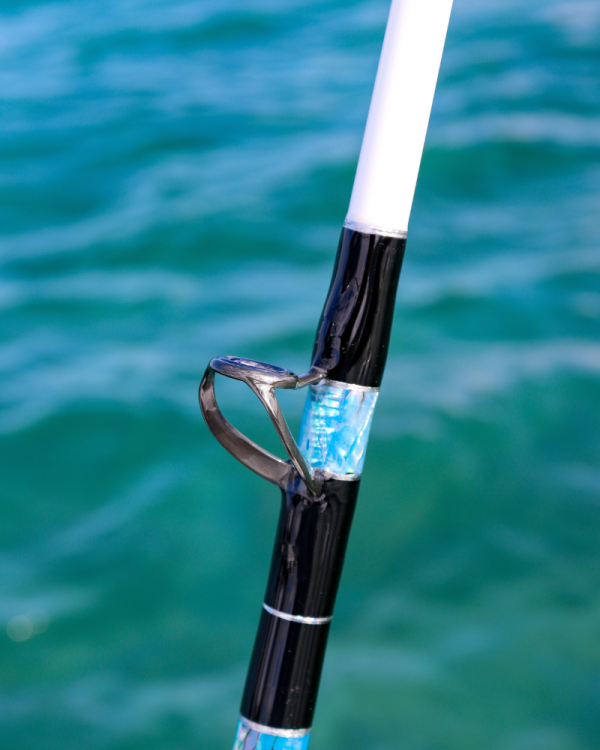 Hawaiian Abalone Shell 6′ Stand Up Trolling Rods - Image 3