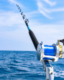 Hawaiian Abalone Shell 6′ Stand Up Trolling Rods
