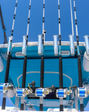 Hawaiian Abalone Shell 6′ Stand Up Trolling Rods