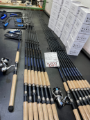 OVERSTOCK Inshore 7'6" Graphite Spinning Package(2 Rods, 2 Reels, Filet Kit, Pliers)