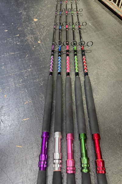 Sailfish Custom Colored Spinning Rod 15-50# 7’
