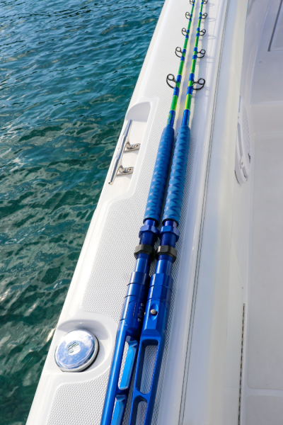 Custom Painted Mahi 6' Trolling Rod w/ Winthrop Roller Top
