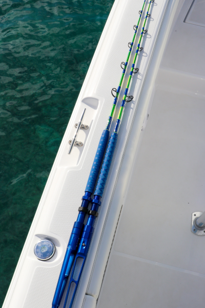 Custom Painted Mahi 6' Trolling Rod w/ Winthrop Roller Top