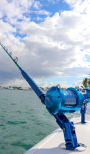 Custom Painted Mahi 6' Trolling Rod w/ Winthrop Roller Top