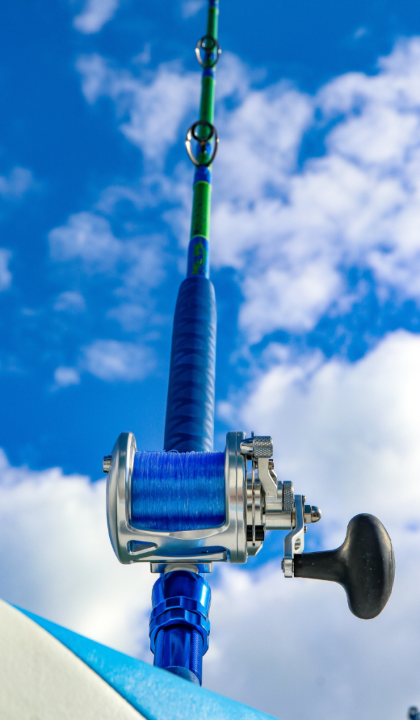 Custom Painted Mahi 7' 20-50# 700M Conventional Rod (Kingfish)