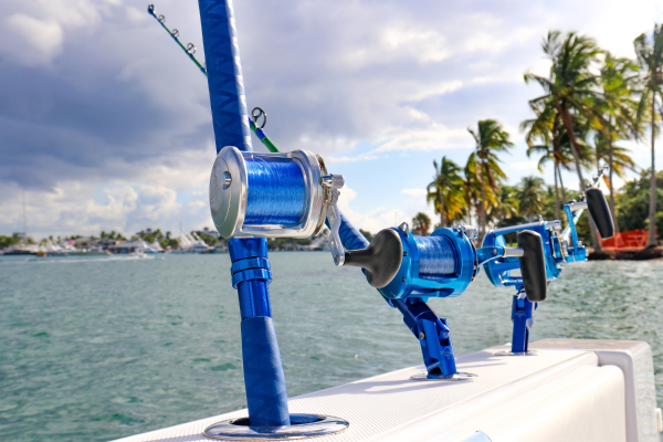 Custom Painted Mahi 7' 20-50# 700M Conventional Rod (Kingfish) - Image 3
