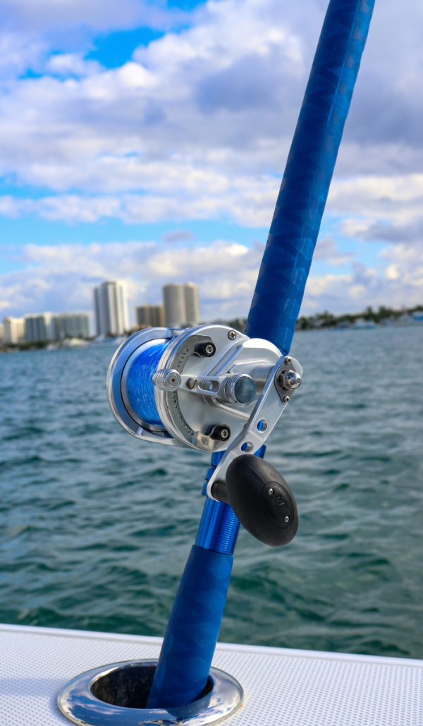 Custom Painted Mahi 7' 20-50# 700M Conventional Rod (Kingfish) - Image 11