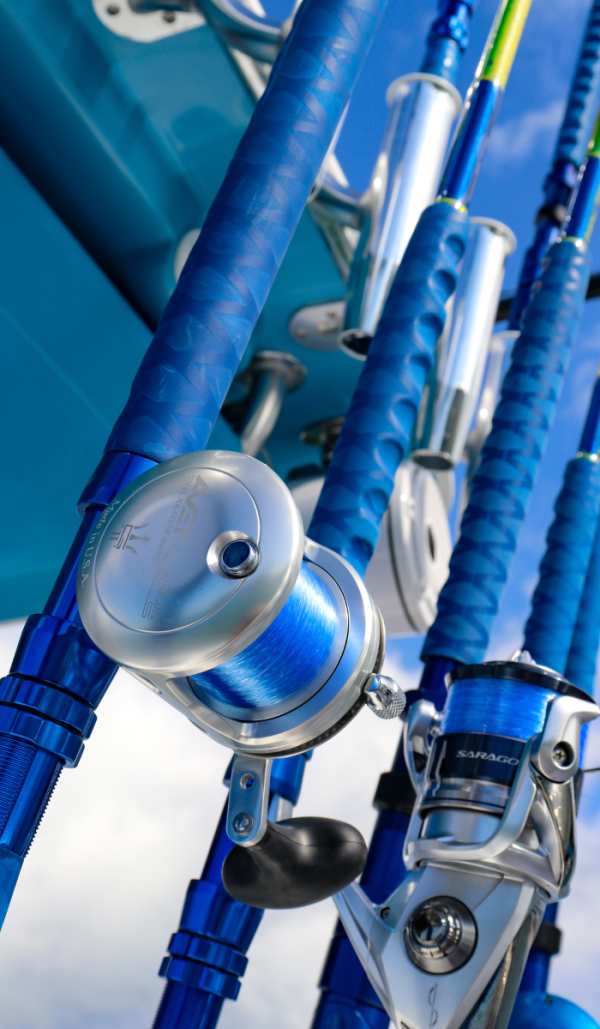 Custom Painted Mahi 7' 20-50# 700M Conventional Rod (Kingfish) - Image 6