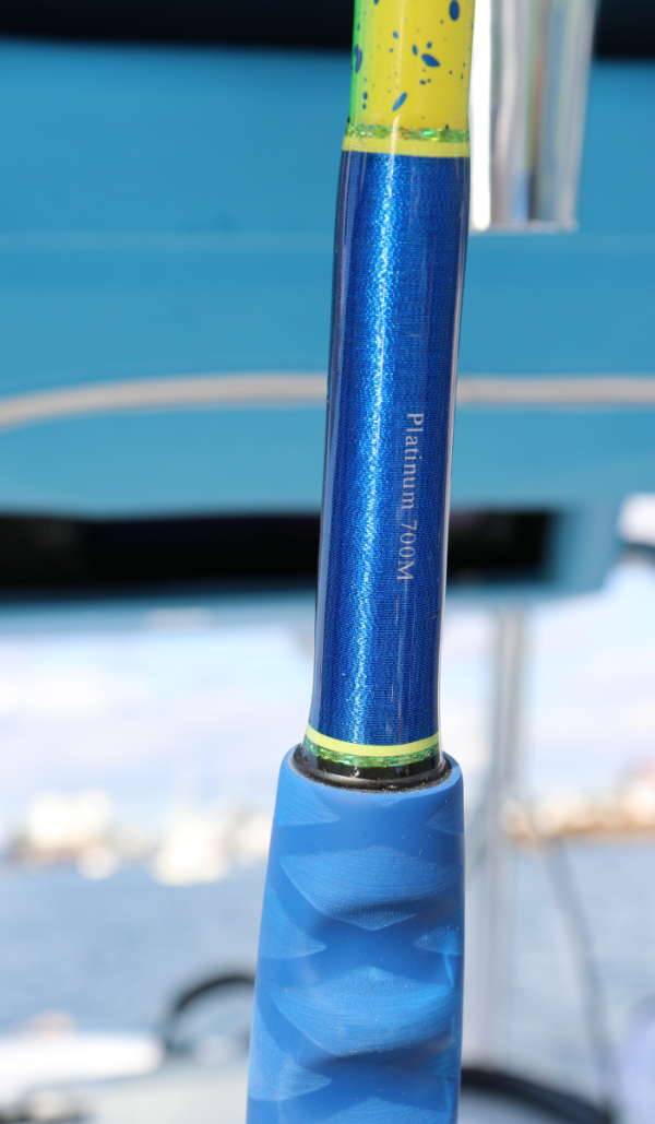 Custom Painted Mahi 7' 20-50# 700M Conventional Rod (Kingfish) - Image 5
