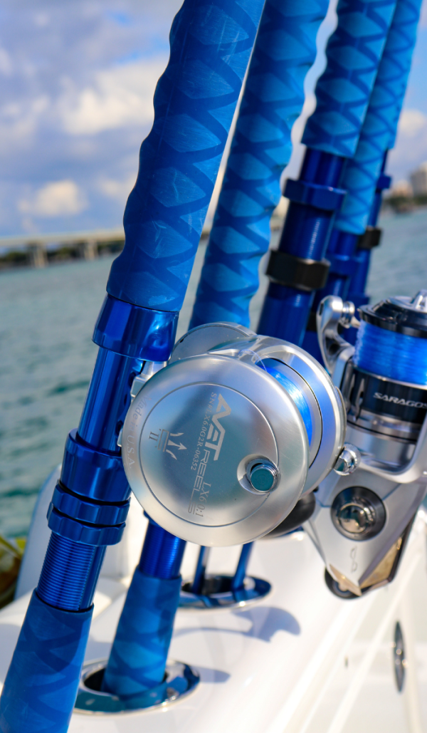 Custom Painted Mahi 7' 20-50# 700M Conventional Rod (Kingfish) - Image 4